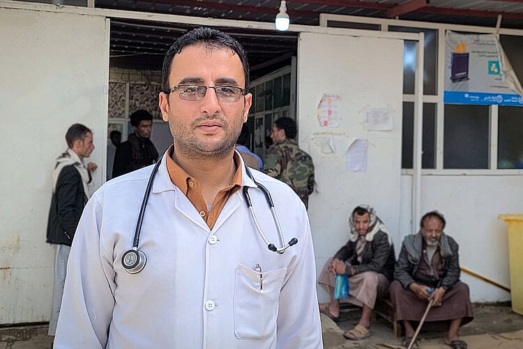 Dr. Abdulaziz Portrait eines Arztes