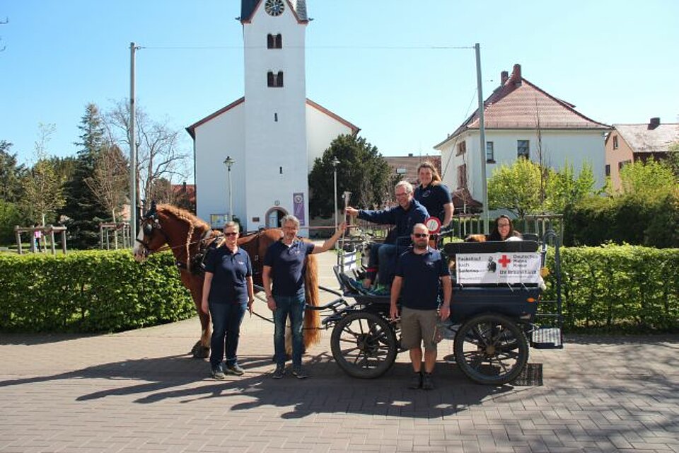 Fackellauf_LVHessen_OVBraunshardt2 DRK-Fackel beim OV Braunshardt