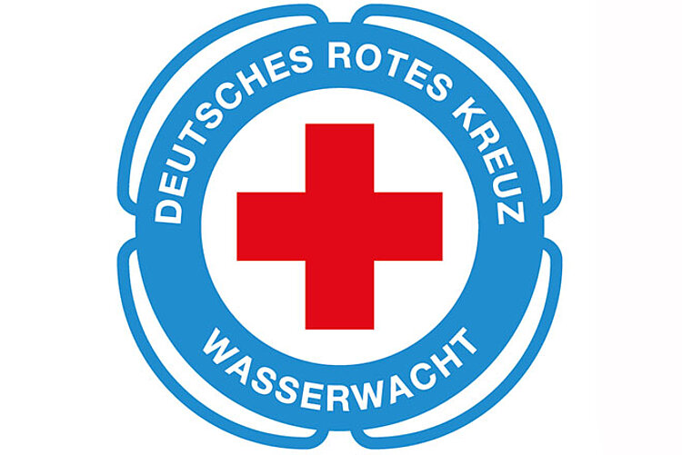 Rettungsring der DRK-Wasserwacht Grafik: Logo der DRK-Wasserwacht
