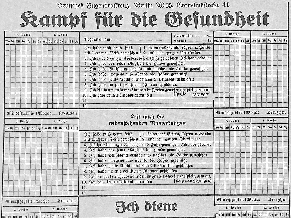 Fragebogen "Kampf für die Gesundheit" Fragebogen zu Gesundheitsthemen