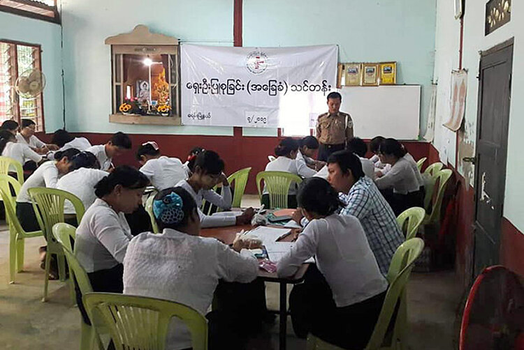 Schulungen in Myanmar Foto: Schulungen in Myanmar