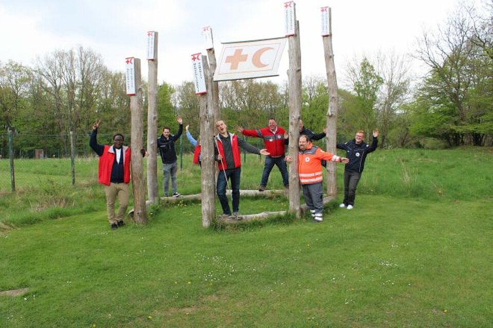 Fackellauf_LVNR_KVAachen4 DRK-Fackel beim KV Städteregion Aachen