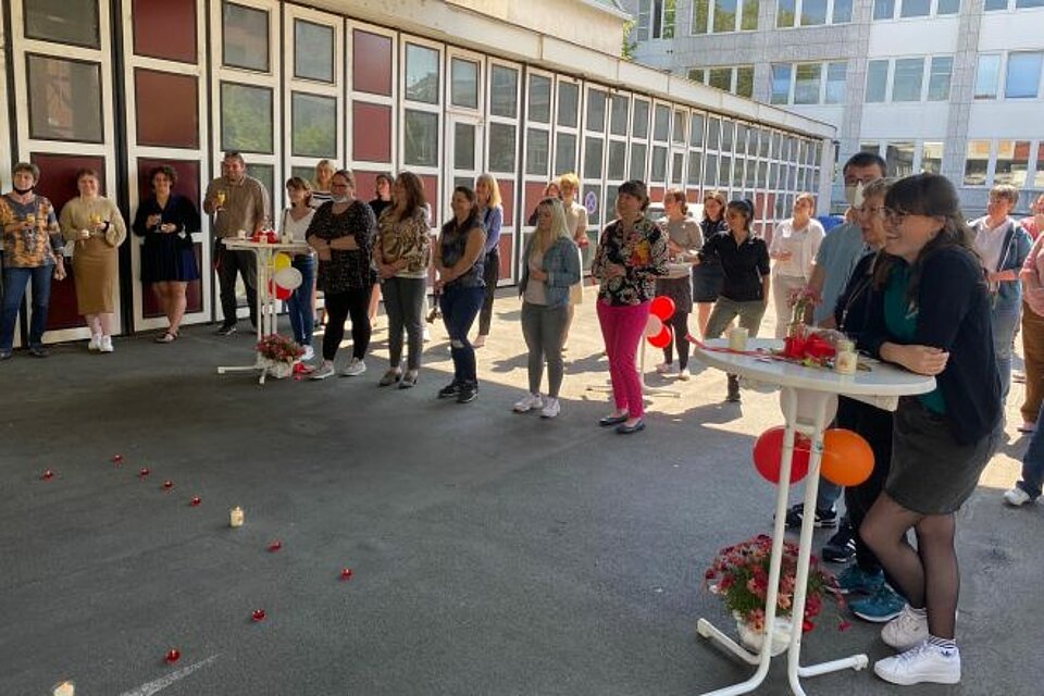 Fackellauf_LVRLP_Mainz2 DRK-Fackel beim LV Mainz