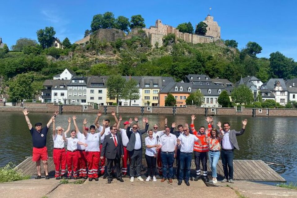 Fackellauf_LVRLP_KVSaarburg3 DRK-Fackel beim KV Saarburg