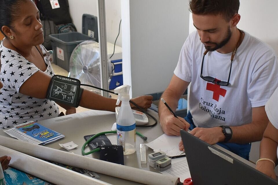 Medizinische Hilfe in Kolumbien Mobile Geunsdheitsstation in Kolumbien