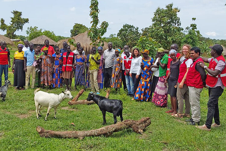Project visit with a savings group