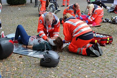 DRK-Mitglieder zeigen Ihr Können in Erste Hilfe