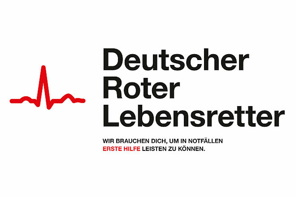Europäischer Tag der 112 Logo des Deutschen Roten Lebensretters
