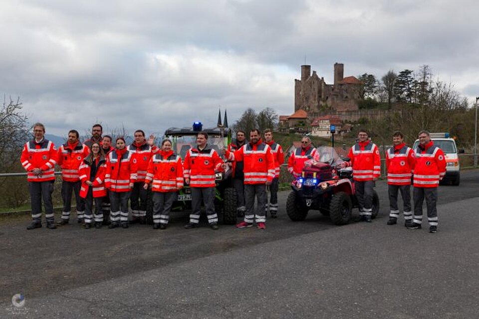 Fackellauf_LVHessen_KVWitzenhausen2 Ehrenamtliche des KV Witzenhausen mit der DRK-Fackel