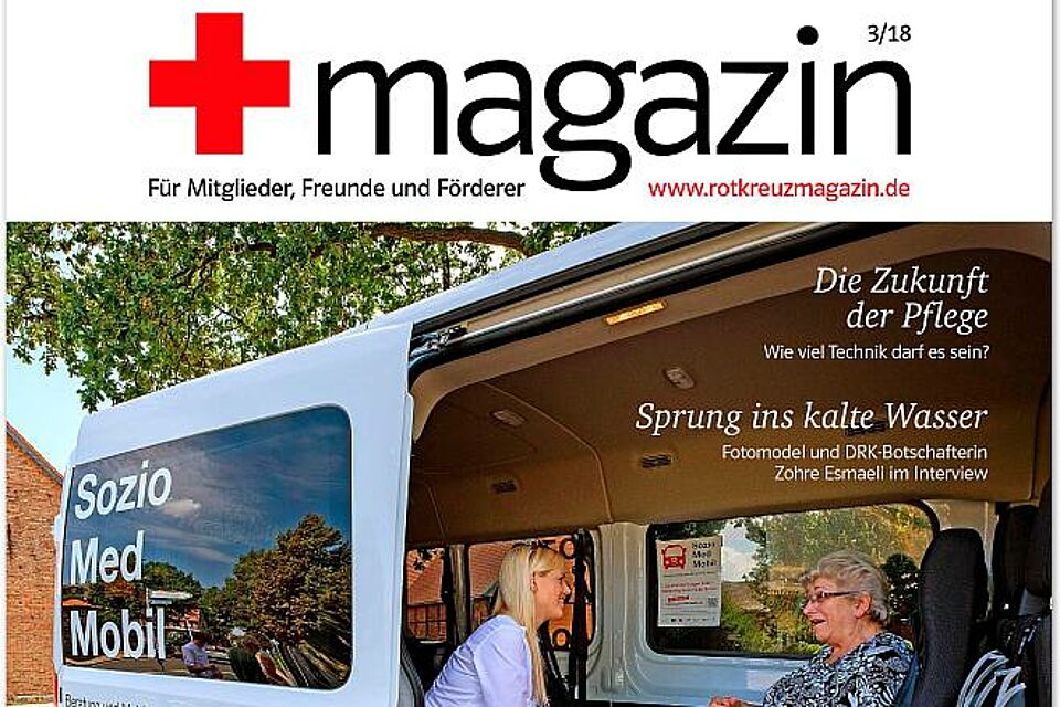 Cover rotkreuzmagazin 3/18 Cover rotkreuzmagazin