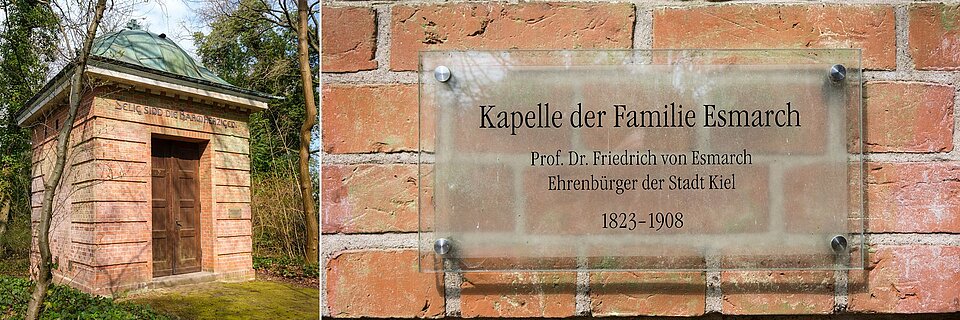 Grabstätte Friedrichs von Esmarch Ansichten der Grabstätte Friedrichs von Esmarch