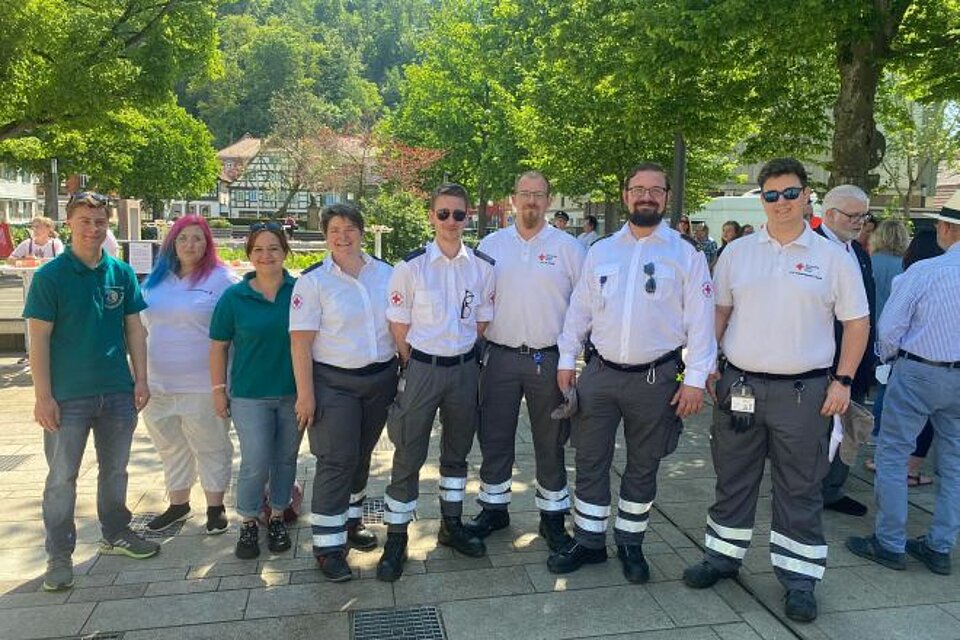 Fackellauf_LVRLP_KVLandstuhl2 DRK-Fackel beim KV Landstuhl