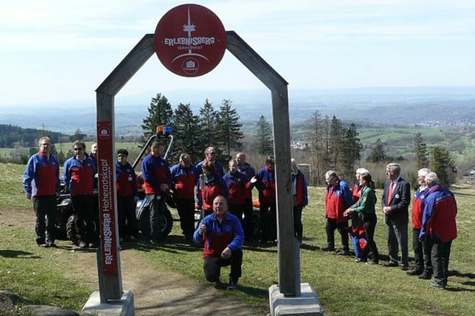 Fackellauf_LVHE_BWSchotten2 DRK-Fackel bei der Bergwacht Bereitschaft Schotten