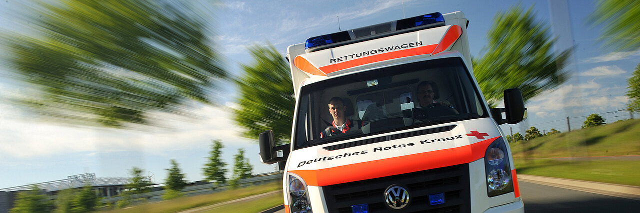 Der Ablauf eines Rettungseinsatzes Rettungswagen im Einsatz