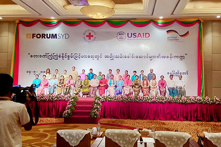 Group at a conference