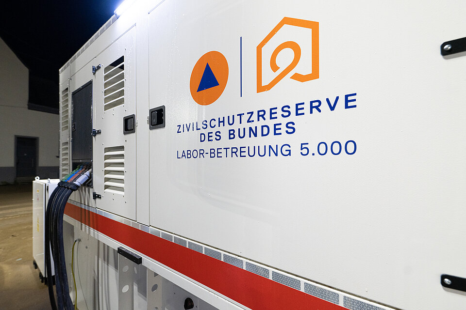 Stromerzeuger der Zivilschutzreserve des Bundes