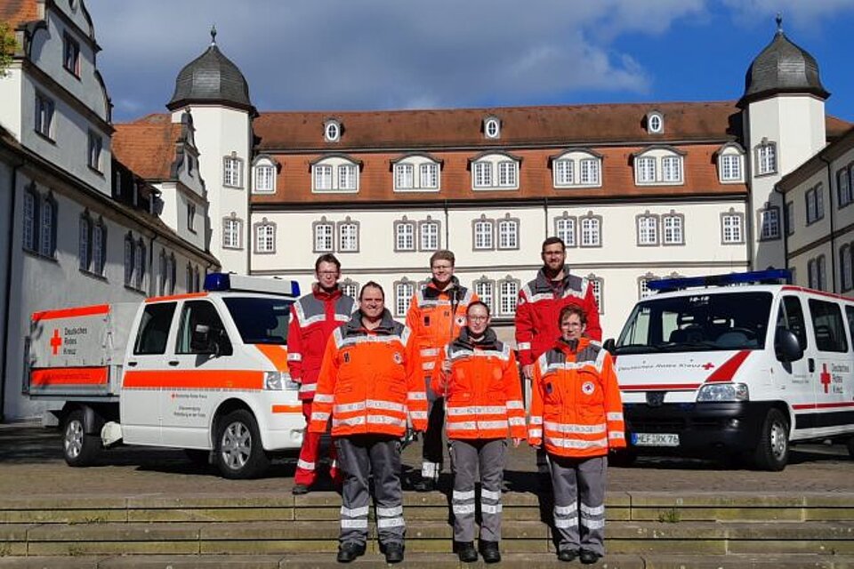 Fackellauf_LVHessen_KVFulda_Rotenburg DRK-Fackel beim KV RotenburgFulda