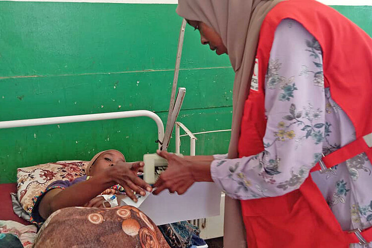 Medizinische Hilfe für Mütter im Sudan 