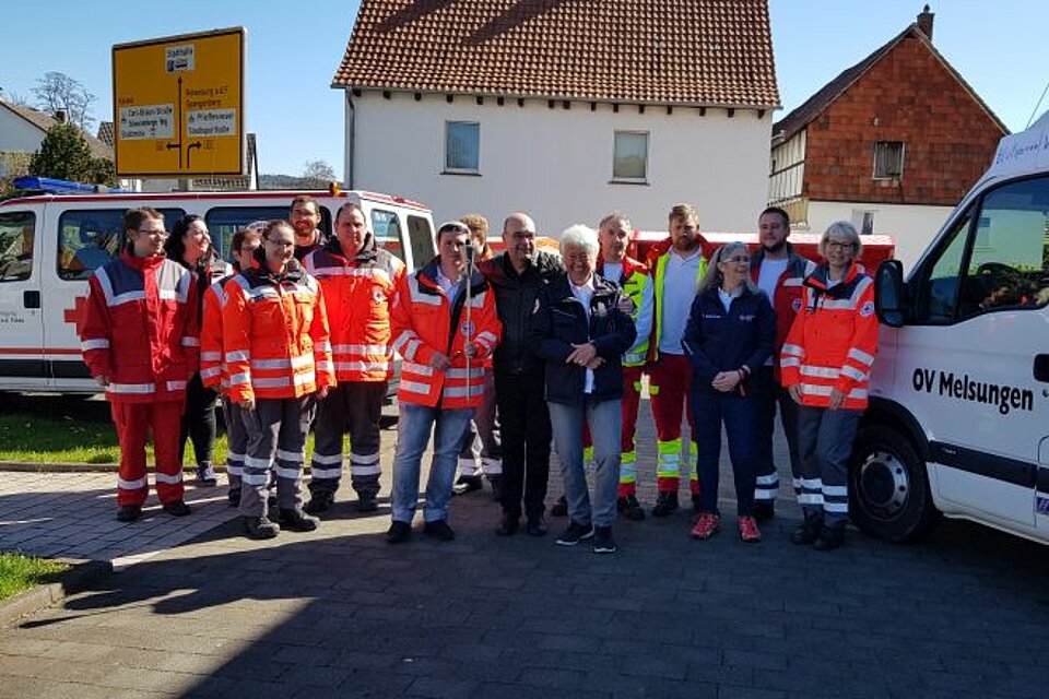 Fackellauf_LVHessen_KVSchwalm-Eder2 DRK-Fackel beim KV Schwalm-Eder