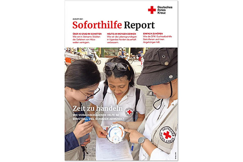 Titelseite des Soforthilfe Reports 2/2021 Titelseite des Soforthilfe Reports 2/2021