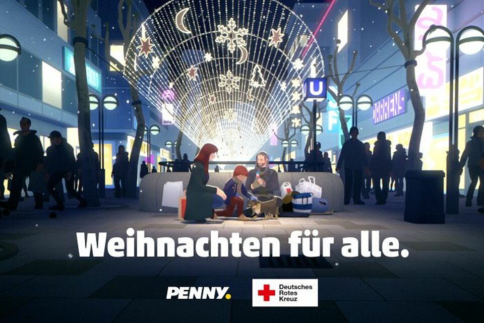 Cause Related Marketing mit Penny DRK Weihnachten 2020 Weihnachten für alle. Pennys Cause-Related-Marketing-Weihnachtskampagne 2020 mit dem DRK