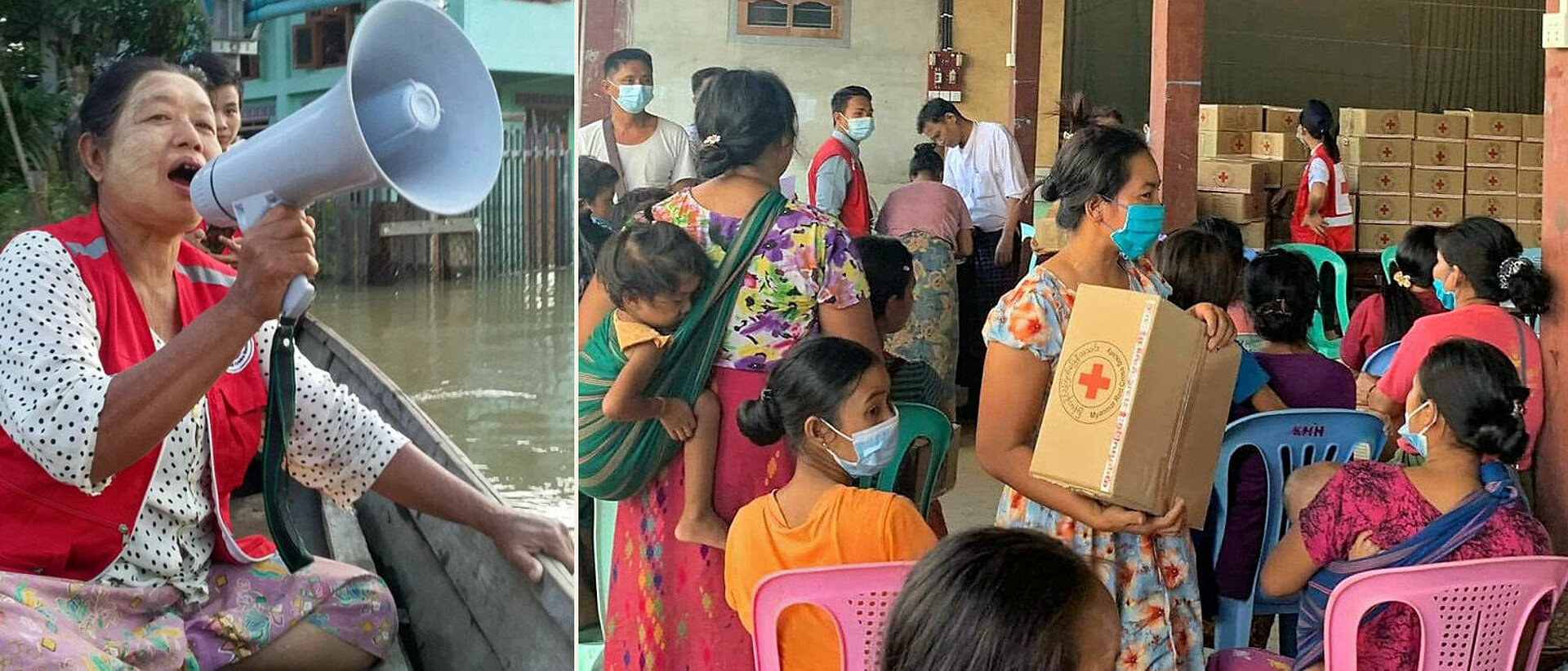 Hilfe des Roten Kreuzes in Myanmar Hilfe für Myanmar