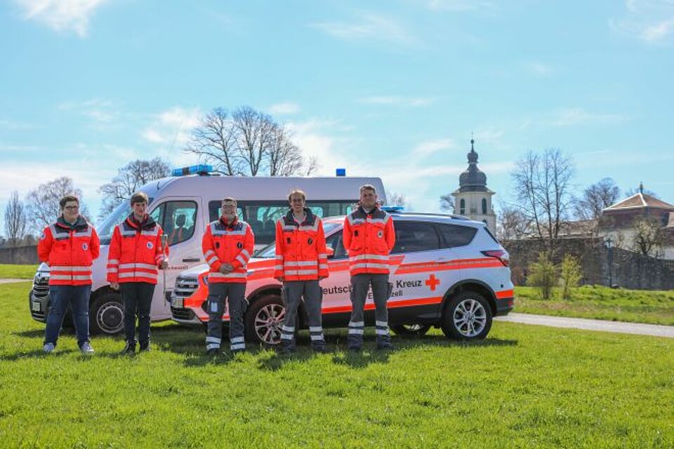 Fackellauf_LVHE_KVFulda2 Ehrenamtliche des KV Fulda mit der DRK-Fackel