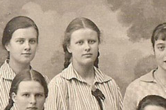 historisches Klassenfoto