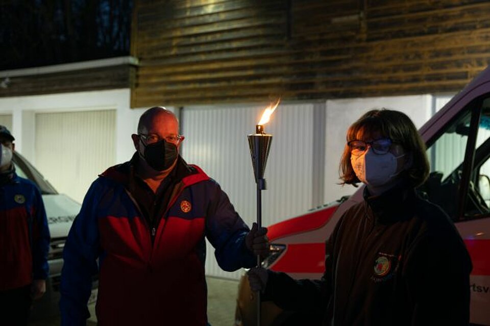 Fackellauf_LVNieSa_KVGoslar2 DRK-Fackel zu Besuch beim KV Goslar